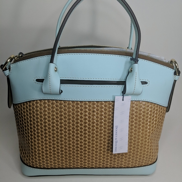 Dooney & Bourke Domed Satchel Woven NWT - Picture 3 of 4